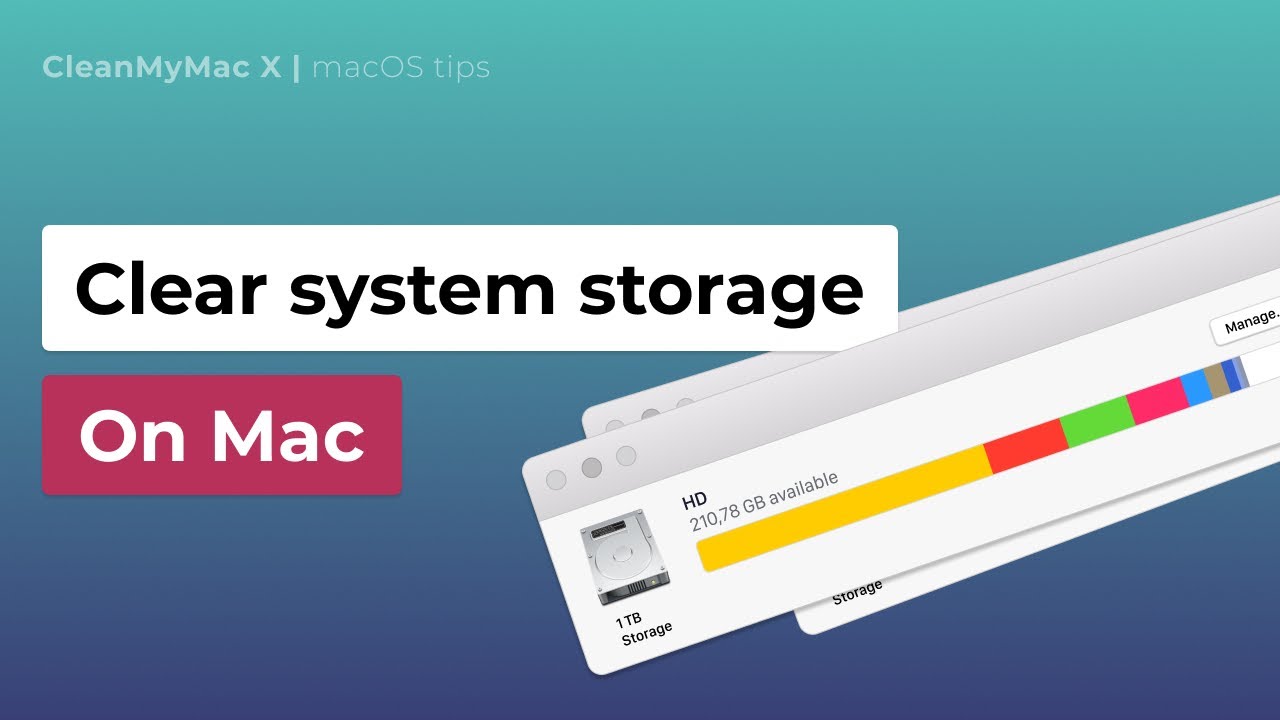 why is my mac system storage so high